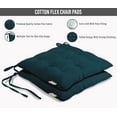 thumbnail image 3 of Vargottam Set of 2 Comfortable Chair Pads Seat Cushion with Full-Length Ties for Non-Slip Support Polyester Filling for Dining | Office | Kitchen Reduces Pressure & Washable, 3 of 9