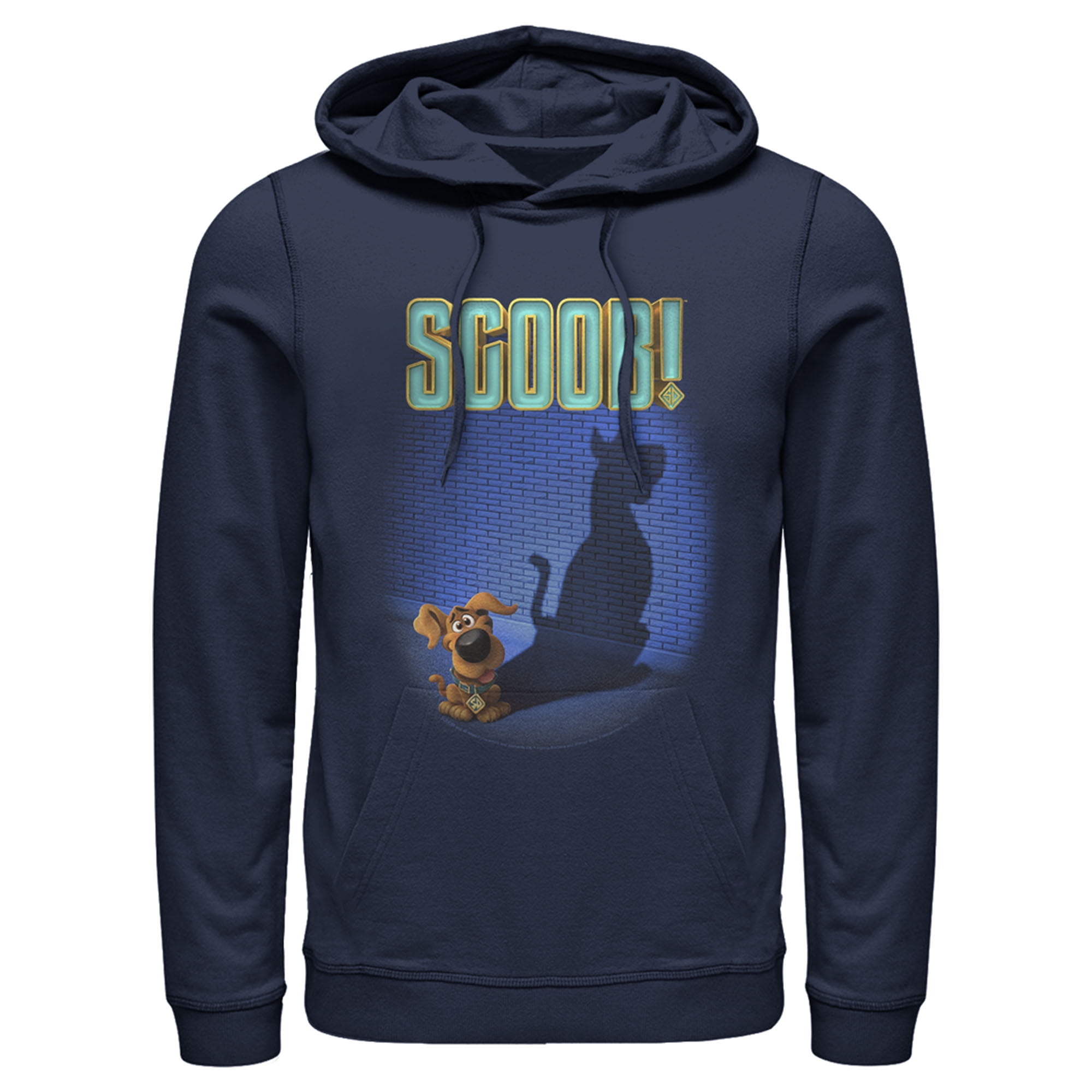 ScoobyDoo Men's Scooby Doo Dog Shadow Pull Over Hoodie