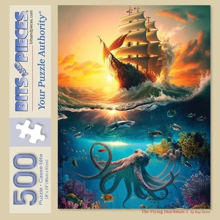 Bits and Pieces Jigsaw Puzzle The Flying Dutchman 500 Piece 18 x 24 Inch