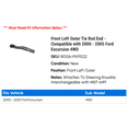 thumbnail image 2 of Front Left Outer Tie Rod End - Compatible with 2000 - 2005 Ford Excursion 4WD 2001 2002 2003 2004, 2 of 2