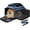 Blue, variant on Top and Side Expandable Pet Carrier 17x11x9.5 Inches Alaska Airline Approved, Soft-Sided Carrier for Small Cats and Dogs with Locking Safety Zippers and Anti-Scratch Mesh(Blue)