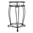 thumbnail image 3 of Soportes Para Macetas De Arte Del Hierro ANGGREK Soporte De Planta De Metal Decorativo Negro Estilo Europeo, 3 of 8