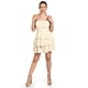 thumbnail image 1 of Vestido con diseño de volantes Roman Fashion /Juvenil, 5733 (Beige) beige CH, 1 of 4