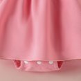 thumbnail image 7 of UngA Newborn Baby Girl Clothes Strawberry Ribbed Short Sleeve Romper Dress with Headband Summer Coming Home Outfit Set (Pink,12-18 Months), 7 of 7