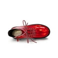 thumbnail image 4 of Unique Bargains Women's Round Toe Platform Lace Up Colorful Combat Ankle Boots Red (Size 7.5), 4 of 7