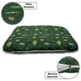 thumbnail image 3 of Floral Pet Bed, Exotic Hibiscus Banana Leaves Bird of Paradise Leaves and Split Leaf Philodendron, Resistant Pad for Dogs and Cats Cushion with Removable Cover, 24" x 39", Multicolor, by Ambesonne, 3 of 4