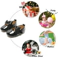 thumbnail image 5 of Soft Sole Leather Baby Shoes - Infant Baby Walking Shoes Moccasinss Rubber Sole Crib Shoes, 5 of 6