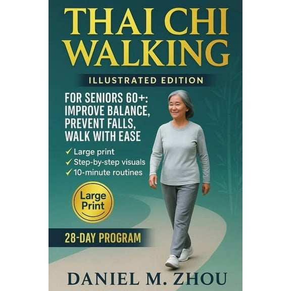 Thai Chi Walking: For Seniors Over 60 - Easy At Home Exercises to Improve Balance, Prevent Falls and Walk with Confidenc, (Paperback)