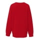 thumbnail image 3 of Gibobby Sudadera oversize mujer Sudadera de Cuello Redondo Sudadera de algodón para Mujer Sudadera Ligera(Rojo,M), 3 of 4