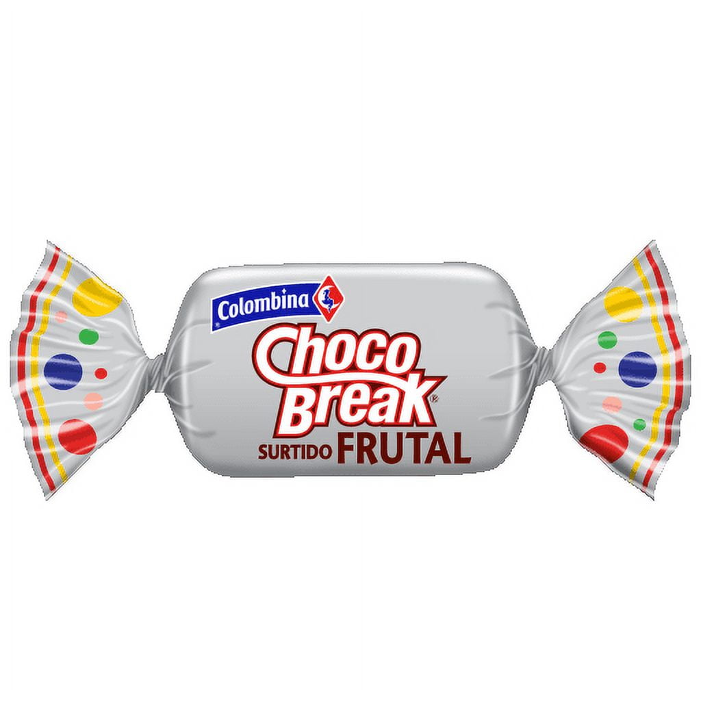 Chocobreak (Pck of 3) a colombian white Chocolate filled with cookies Bag of 30 Colombian Candy Colombian Snack food Dulce colombiano Mekato Colombiano Colombian gift