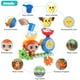 thumbnail image 5 of Juguetes de baño para niños pequeños, bebés de 1, 2 y 3 años, juguete de bañera para niños y niñas con 2 tazas de juguete, ventosas fuertes Ormromra HMHZ194, 5 of 7
