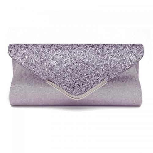 CZAYEFNH Vrouwen Clutch Bag Sparkly Avond Handtas, Glitter Envelop Clutch Bag met Ketting Schoudertas Pailletten Avond Envelop Tas Bruiloft Bruids Prom Party Handtas Clutch Purse