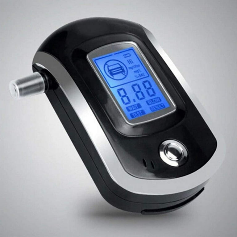 Portable Breath Alcohol Tester LCD Display Digital Breathalyzer