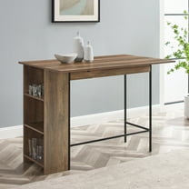 Logan Drop Leaf Table with Storage, Reclaimed Barnwood