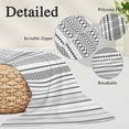 thumbnail image 3 of Black White Striped Queen Pillow Covers, Modern Farmhouse Geometric Soft Breathable Throw Pillow Cases with Invisible Zipper, Decorative Pillowcase Pillows Protectors for Sofa Bed Chair 20"x30", 3 of 9