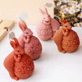 thumbnail image 5 of B DIY Conejo Herramienta para Hacer Velas MuñEca de Yeso Regalo Huevo de Pascua JabóN Molde de Silicona DecoracióN de Pastel de Chocolate, 5 of 5