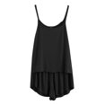 thumbnail image 3 of Conjunto de pijamas de 2 piezas para mujer, chaleco sexy, pantalones cortos, ropa de dormir, ropa de dormir, negro, M Inevent AP001253-16, 3 of 7