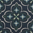 thumbnail image 2 of Noble House Camelia 7' 10" x 10' Outdoor Medallion Area Rug in Blue and Green, 2 of 5