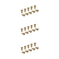 thumbnail image 1 of Greeniant 12 piezas aleación de acero M5 tornillo de montaje tornillos de freno de disco accesorio de mantenimiento montaña bicicleta motocicleta oro Type1 NO1 Greeniant CBP231181, 1 of 6