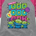thumbnail image 3 of Toy Story 4 - Aliens Ooo Stacked - Toddler & Youth Girls Raglan Graphic T-Shirt, 3 of 5