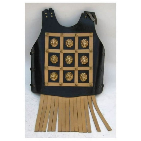 Leather Armor Curiass Jacket - Large