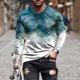 thumbnail image 1 of Blusas y camisas de manga larga con cuello redondo para hombre, blusas casuales de cuello redondo y manga larga, camisetas estampadas, blusas para hombre, 1 of 5
