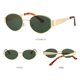 thumbnail image 2 of Gafas Ovales Vintage Metal, 2 of 9