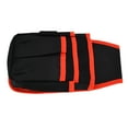 thumbnail image 3 of Tool Pocket Pouch, Multiple Pockets Easy Access Tool Pouch Waist Bag Mini Large Opening with Waist Belt for Maintenance Work Blue Edge,Red Edge,Black Edge, 3 of 7
