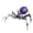 Purple, variant on 3D Steampunk Mechanical Metal War Spider Assembly Model Kit (No Weapons/PC Shell Edition/Blue and Purple)