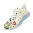 thumbnail image 3 of Psesaysky Durable Walking Shoes Rainbow Atmospheric Cushion Running Shoes Floral Tennis Shoes Soft and Skin-Friendly Shoes for Women Teen Girls, 3 of 7