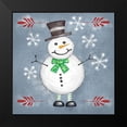 thumbnail image 2 of Zarris, Chariklia 12x12 Black Modern Framed Museum Art Print Titled - Folksy Christmas II, 2 of 5