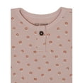 thumbnail image 3 of easy-peasy Toddler Girl Short Sleeve Waffle T-Shirt, Sizes 18M-5T, 3 of 5