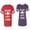 Men Red / Women Purple, variant on He She is My Lucky Charm Matching Couple Cotton Jerseys (Men Red / Women Black) (Men S / Women S)