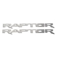 thumbnail image 2 of Emblèmes de Planche de Course RAPTOR, Acier Inoxydable Brossé Compatible avec Ford RAPTOR 2017-2020, 2 of 4