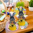 thumbnail image 4 of Nilvkv Easter Bunny Lamp, Happy Easter Eggs Bunny Cute Colorful Eggs Inserted in Night Lights Holiday Desktop Glowing Ornament Home Decoration, 4 of 7