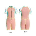 thumbnail image 3 of Niños con traje de buceo traje de buceo de una pieza con cremallera frontal con cremallera frontal para niñas para niñas para jóvenes adolescentes niño niño snorkeling xxl 2mm Methold OD003639-05, 3 of 6