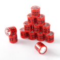 thumbnail image 3 of 2025 Reusable Pigeon Leg Rings - High-Quality Plastic & Aluminum, Laser-Etched Numbers, Bright Colors for Easy Identification, 100PCS for Global Use (USA, Belgium, Taiwan, Hong Kong), 3 of 6