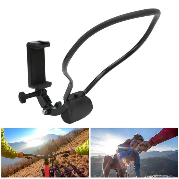 Phone Neck Mount, Good Fixation Angle Adjustment Easy To Use Hands Free  Neck Phone Stand Holder For Fishing 