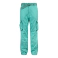 thumbnail image 1 of G-Style Men's Essential Enzyme Washed Twill Cargo Pants Mint 40/34, 1 of 4