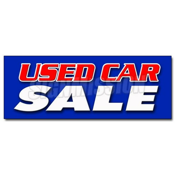 SignMission D-36 Used Car Sale 36 in. Used Car Sale Decal Sticker - Cars Sell Sales Use Old Vehicles for Sale Sold