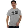thumbnail image 4 of Never Trust an Atom Science Nerd Geek Plus Size Crewneck Graphic Tee Shirt Brisco Brands 2X, 4 of 5