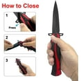 thumbnail image 5 of Navaja plegable de bolsillo con clip de bolsillo, hoja de acero inoxidable 3Cr13, cuchillo de supervivencia para acampar al aire libre, cazar y hacer senderismo, 5 of 5
