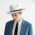 thumbnail image 1 of Sun Hats for Outdoor Activities - Versatile Summer Sun Hat with Elastic Stripe Band and Timeless Design, 1 of 3
