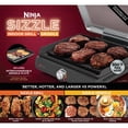 thumbnail image 7 of Ninja Sizzle 6-Serving Electric Indoor Grill & Griddle, Interchangeable Plates, Low Smoke, GR101, Grey/Stainless Steel, 7 of 7