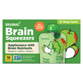 thumbnail image 2 of (2 pack) Brainiac Brain Squeezers Applesauce with Omega-3s, 'Mega Apple, No Sugar Added, 3.2 oz, 16 Ct, 2 of 11