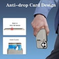 thumbnail image 4 of Compatible with iPhone 17 Wallet Case, Magnetic 2-in-1 Detachable Card Holder, Compatible with MagSafe, Vintage Leather RFID Blocking Flip Kickstand Case for Men Women,Gray, 4 of 10