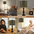 thumbnail image 3 of Large Metal Lamp Shade with Pattern of Trees Design  Transparency for Table Lamp and Floor Light Easy to Install 12x14x10 Inch, 3 of 7