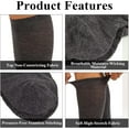 thumbnail image 3 of HNYG 5 Pairs Walking Boot Socks, Replacement Sock Liner for Orthopedic Walking Boots Walker Brace, Tube Cast Boot Surgical Leg Cover for Men Women, Dark Gray, 3 of 7
