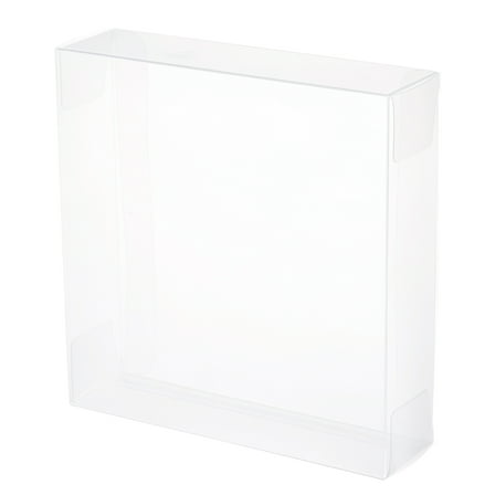 Uxcell 10 PCS Clear Gift Box 5.6"x1.4"x5.4" Transparent Candy Box Plastic Favor Boxes Packing
