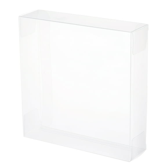 Uxcell 10 PCS Clear Gift Box 5.6"x1.4"x5.4" Transparent Candy Box Plastic Favor Boxes Packing